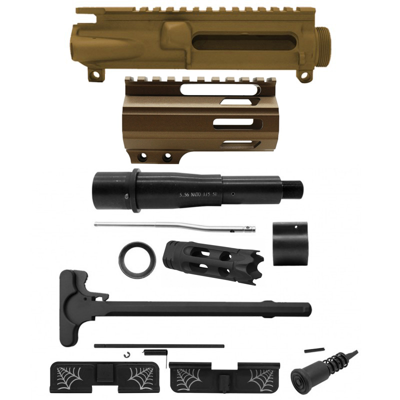 AR-15 .223/5.56 5" Barrel 4" Handguard M Lok| ''FALCON'' Pistol Kit AR-15 .223/5.56 5" Barrel 4" Handguard M Lok| ''FALCON'' Pistol Kit