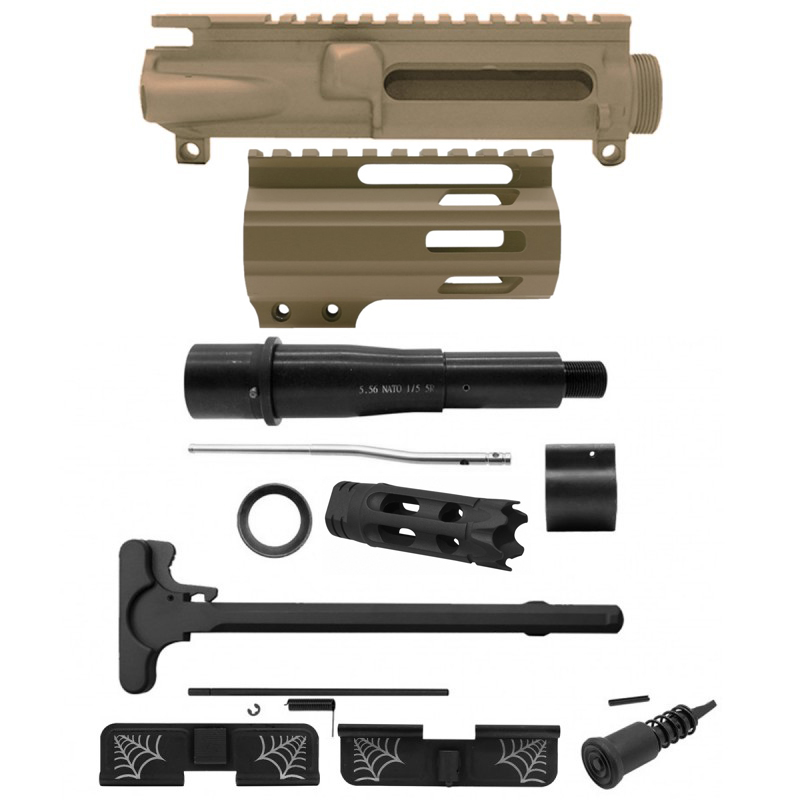 AR-15 .223/5.56 5" Barrel 4" Handguard M Lok| ''FALCON'' Pistol Kit AR-15 .223/5.56 5" Barrel 4" Handguard M Lok| ''FALCON'' Pistol Kit