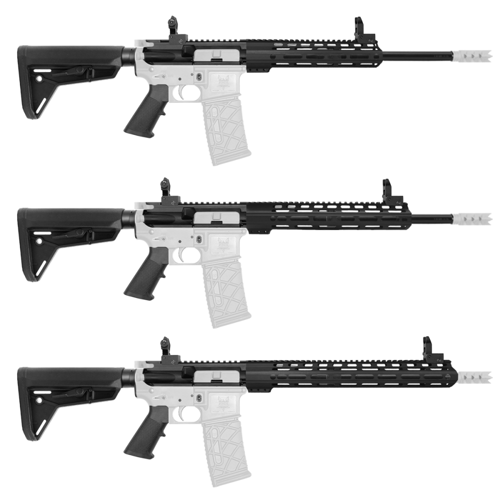 AR-15 .223/5.56 16" Barrel W/ Handguard Length Options| ''GHOST'' Carbine Kit