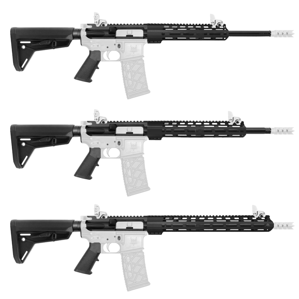 AR-15 .223/5.56 16" Barrel W/ Handguard Length Options| ''GHOST'' Carbine Kit