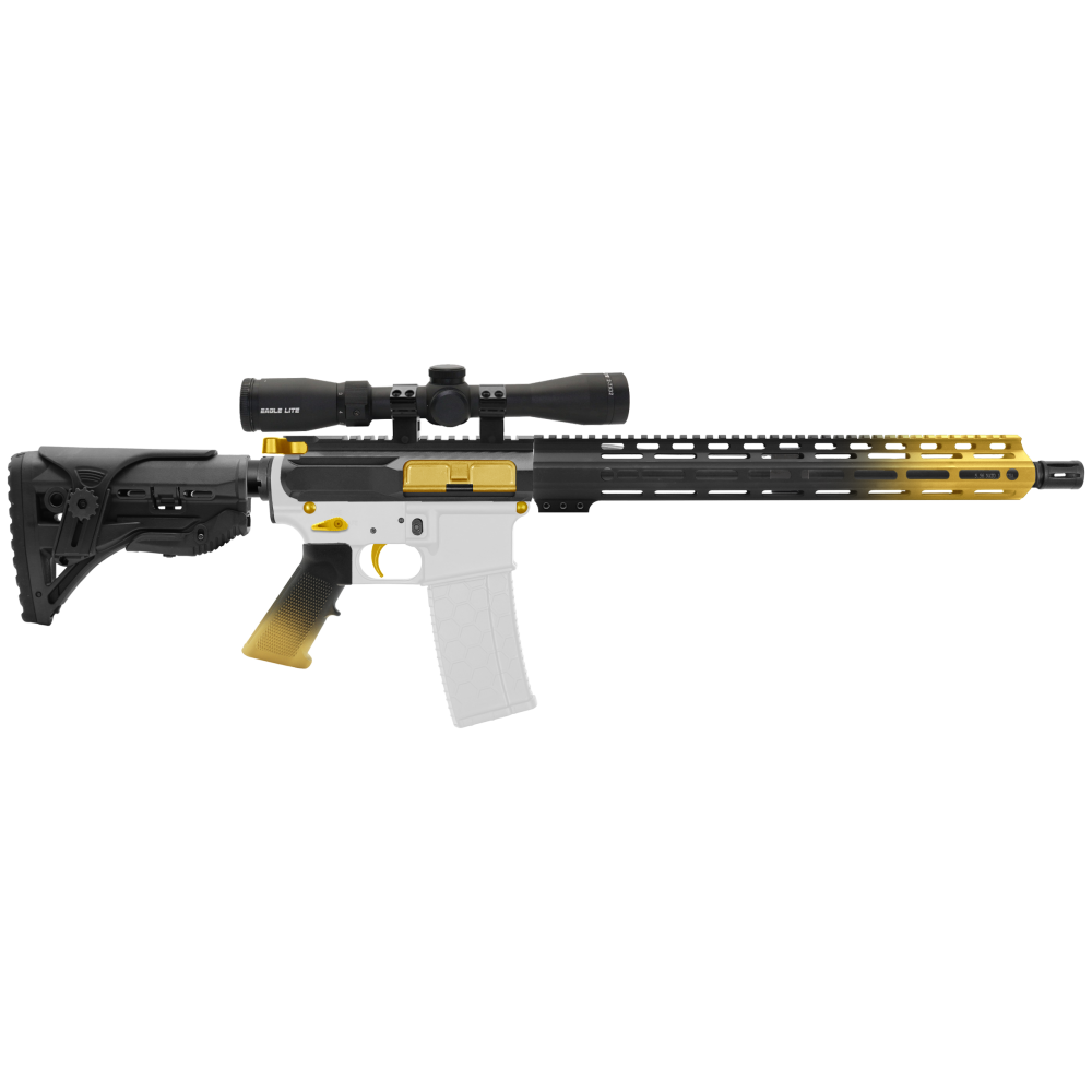 AR-15 .223/5.56 16" BARREL W/ AR-15 ANGLE CUT CLAMP ON M-LOK HANDGUARD | ''GLD GRA-15'' CARBINE KIT