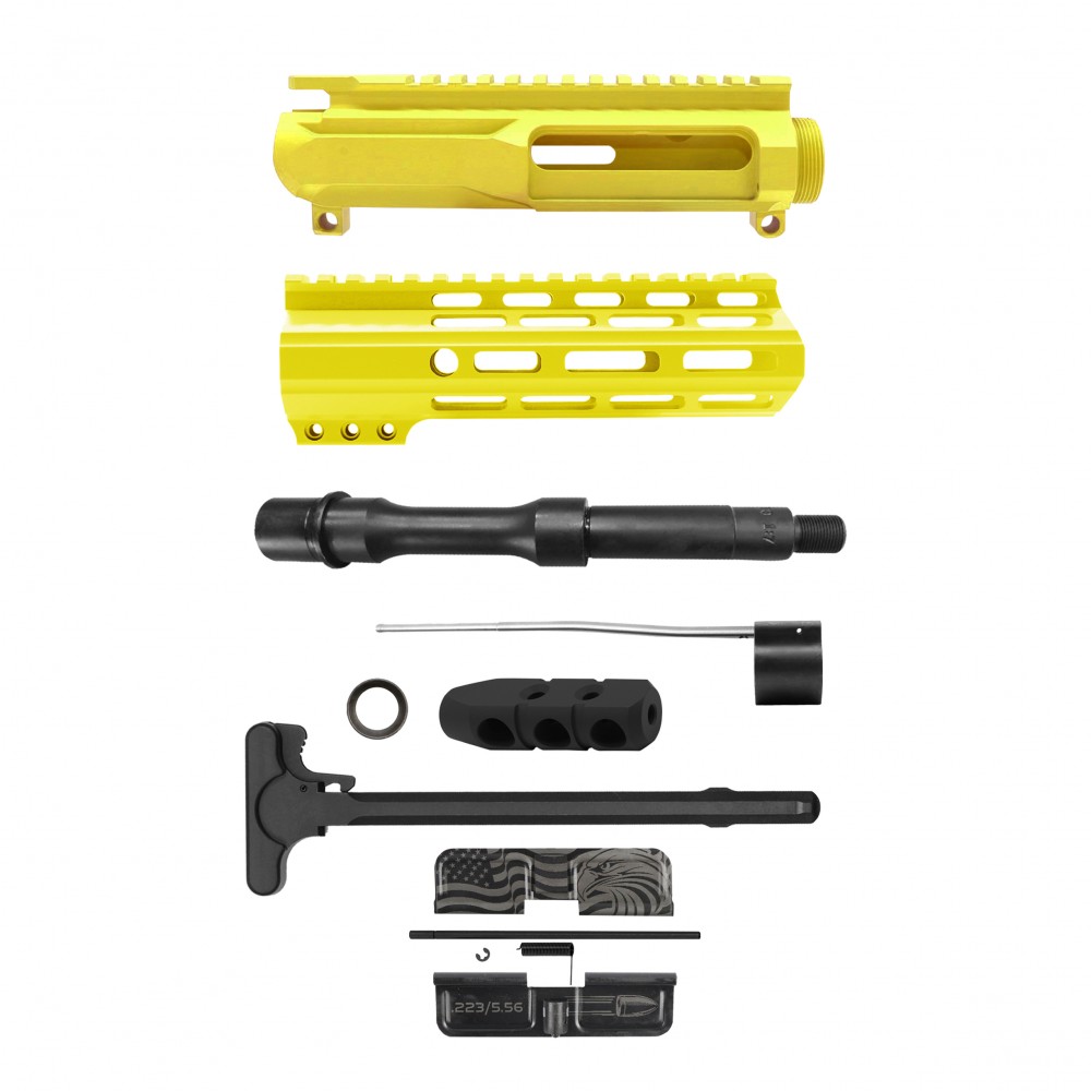 AR-15 .223/5.56 7.5" Barrel W/ 7" Handguard Cerakote Color Option | ''INFAMY MARK II'' Pistol Kit AR-15 .223/5.56 7.5" Barrel W/ 7" Handguard Cerakote Color Option | ''INFAMY MARK II'' Pistol Kit