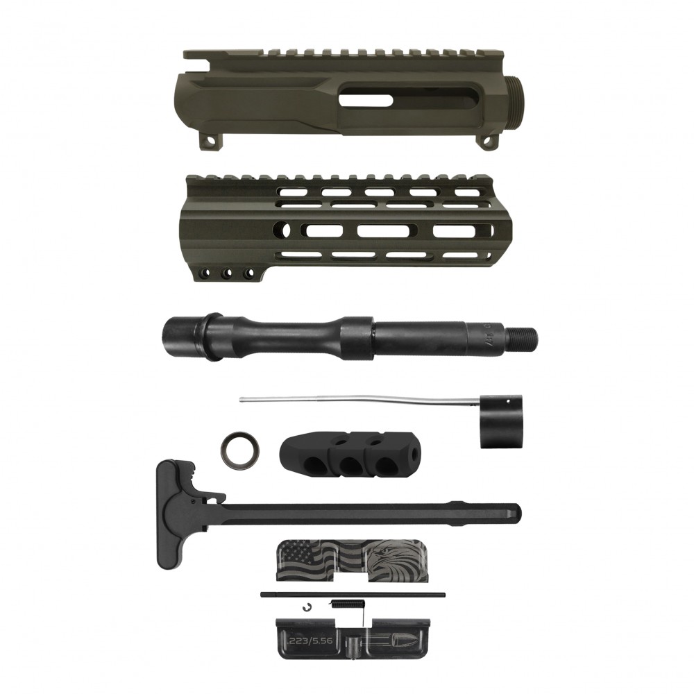 AR-15 .223/5.56 7.5" Barrel W/ 7" Handguard Cerakote Color Option | ''INFAMY MARK II'' Pistol Kit AR-15 .223/5.56 7.5" Barrel W/ 7" Handguard Cerakote Color Option | ''INFAMY MARK II'' Pistol Kit