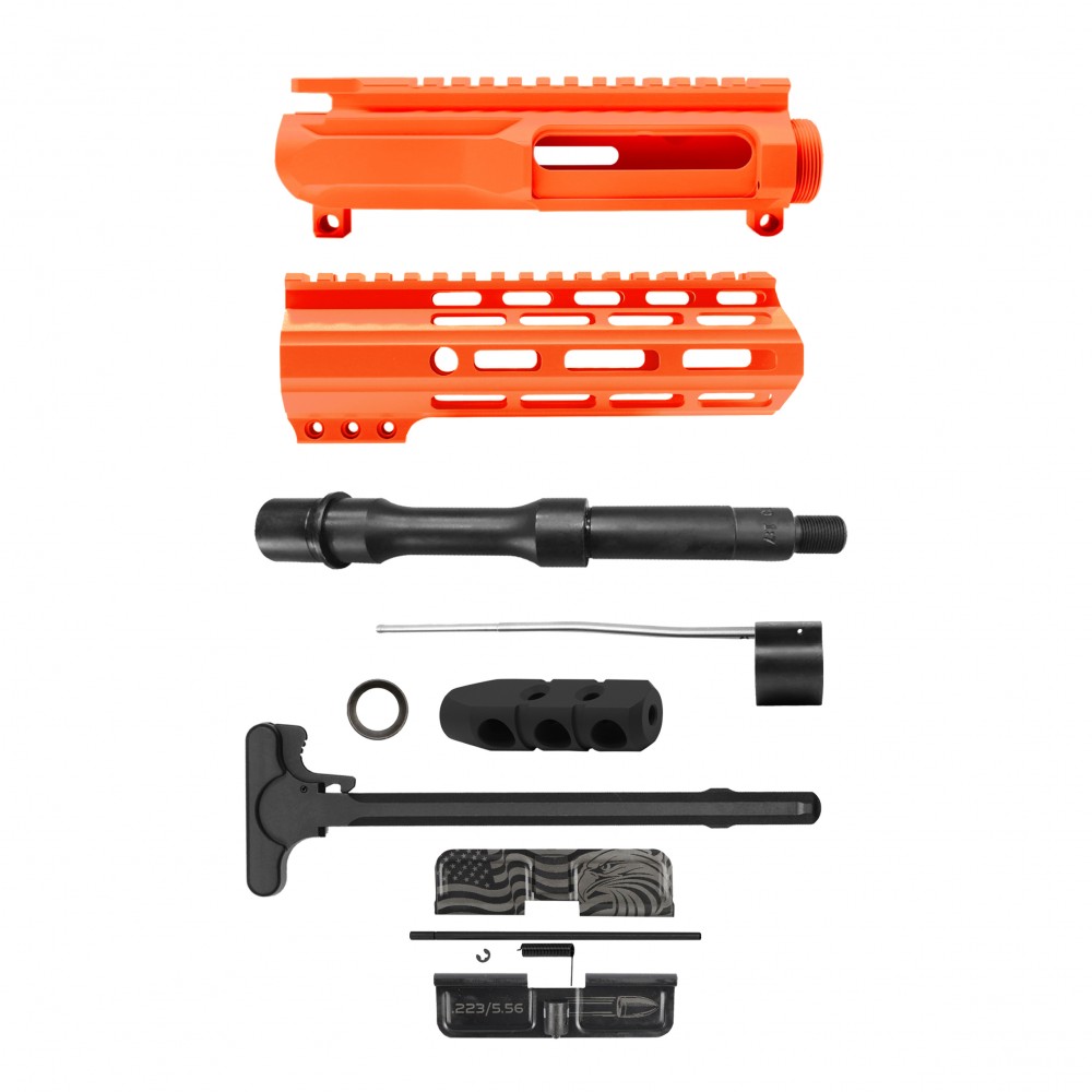 AR-15 .223/5.56 7.5" Barrel W/ 7" Handguard Cerakote Color Option | ''INFAMY MARK II'' Pistol Kit AR-15 .223/5.56 7.5" Barrel W/ 7" Handguard Cerakote Color Option | ''INFAMY MARK II'' Pistol Kit