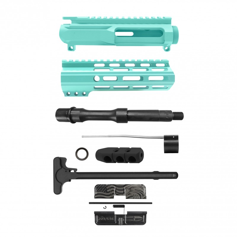 AR-15 .223/5.56 7.5" Barrel W/ 7" Handguard Cerakote Color Option | ''INFAMY MARK II'' Pistol Kit AR-15 .223/5.56 7.5" Barrel W/ 7" Handguard Cerakote Color Option | ''INFAMY MARK II'' Pistol Kit