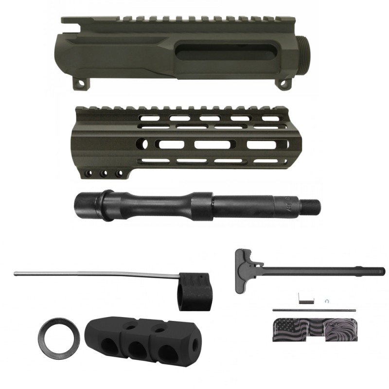 AR-15 .223/5.56 7.5" Barrel W/ 7" Handguard Cerakote Color Option | ''INFAMY MARK II'' Pistol Kit