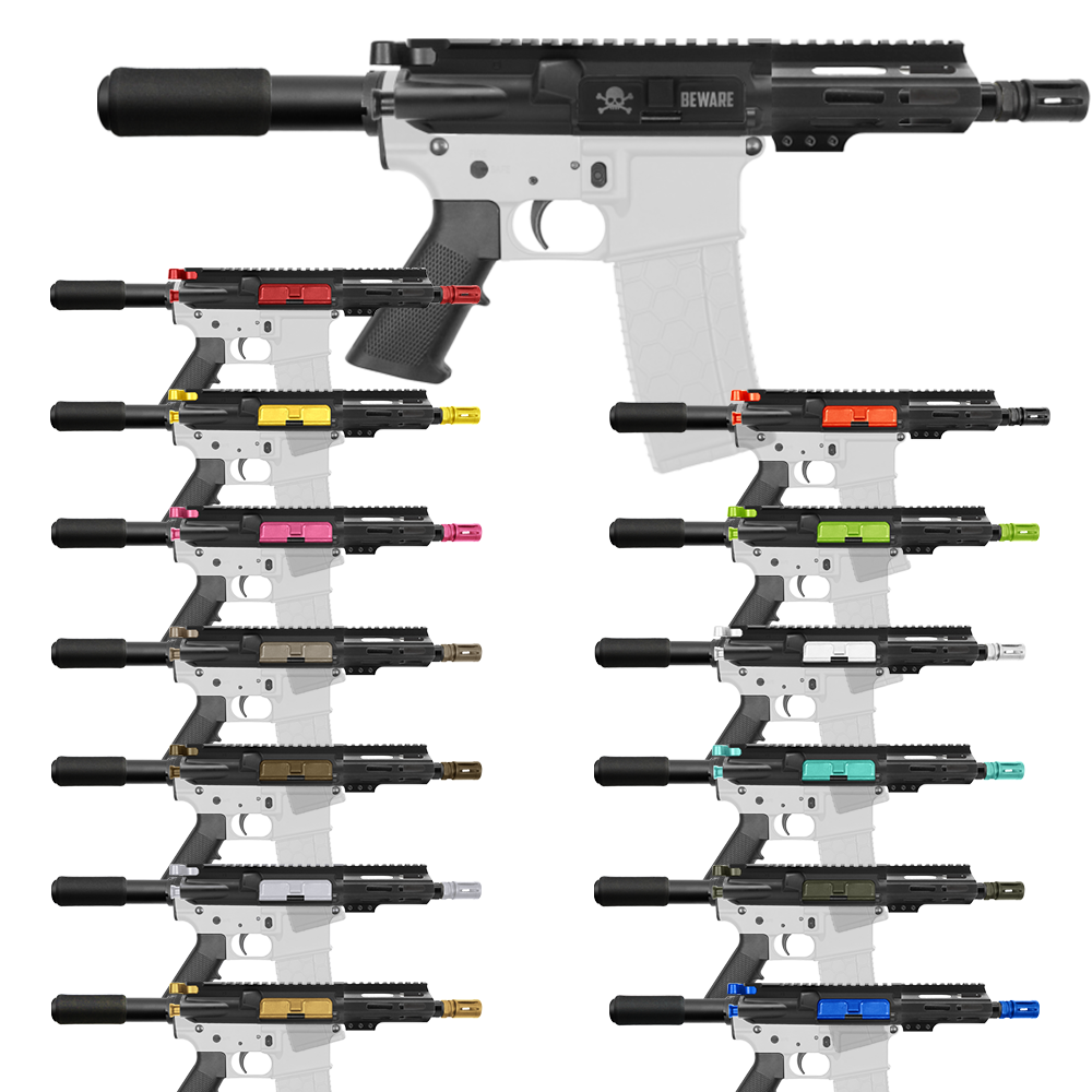 AR-15 .223/5.56 5" Barrel W/ 4" M Lok Handguard and Color Accessory Options| "IZEL" Pistol Kit AR-15 .223/5.56 5" Barrel W/ 4" M Lok Handguard and Color Accessory Options| "IZEL" Pistol Kit