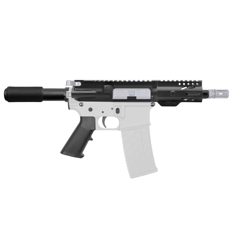 AR-15 .223/5.56 5" Barrel W/ 4" M Lok Handguard and Color Accessory Options| "IZEL" Pistol Kit