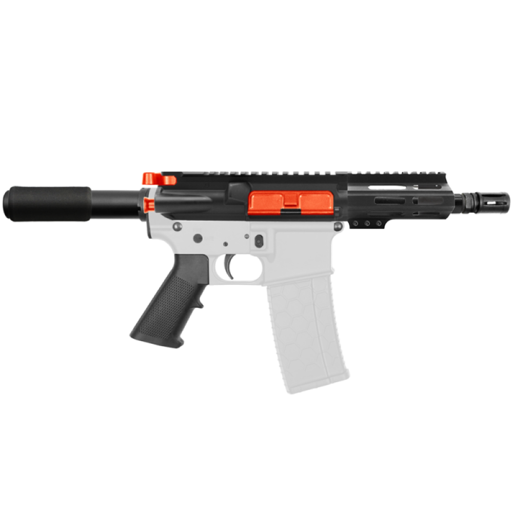 AR-15 .223/5.56 5" Barrel W/ 4" M Lok Handguard and Color Accessory Options| "IZEL" Pistol Kit AR-15 .223/5.56 5" Barrel W/ 4" M Lok Handguard and Color Accessory Options| "IZEL" Pistol Kit