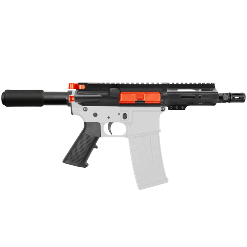 AR-15 .223/5.56 5" Barrel W/ 4" M Lok Handguard and Color Accessory Options| "IZEL" Pistol Kit AR-15 .223/5.56 5" Barrel W/ 4" M Lok Handguard and Color Accessory Options| "IZEL" Pistol Kit
