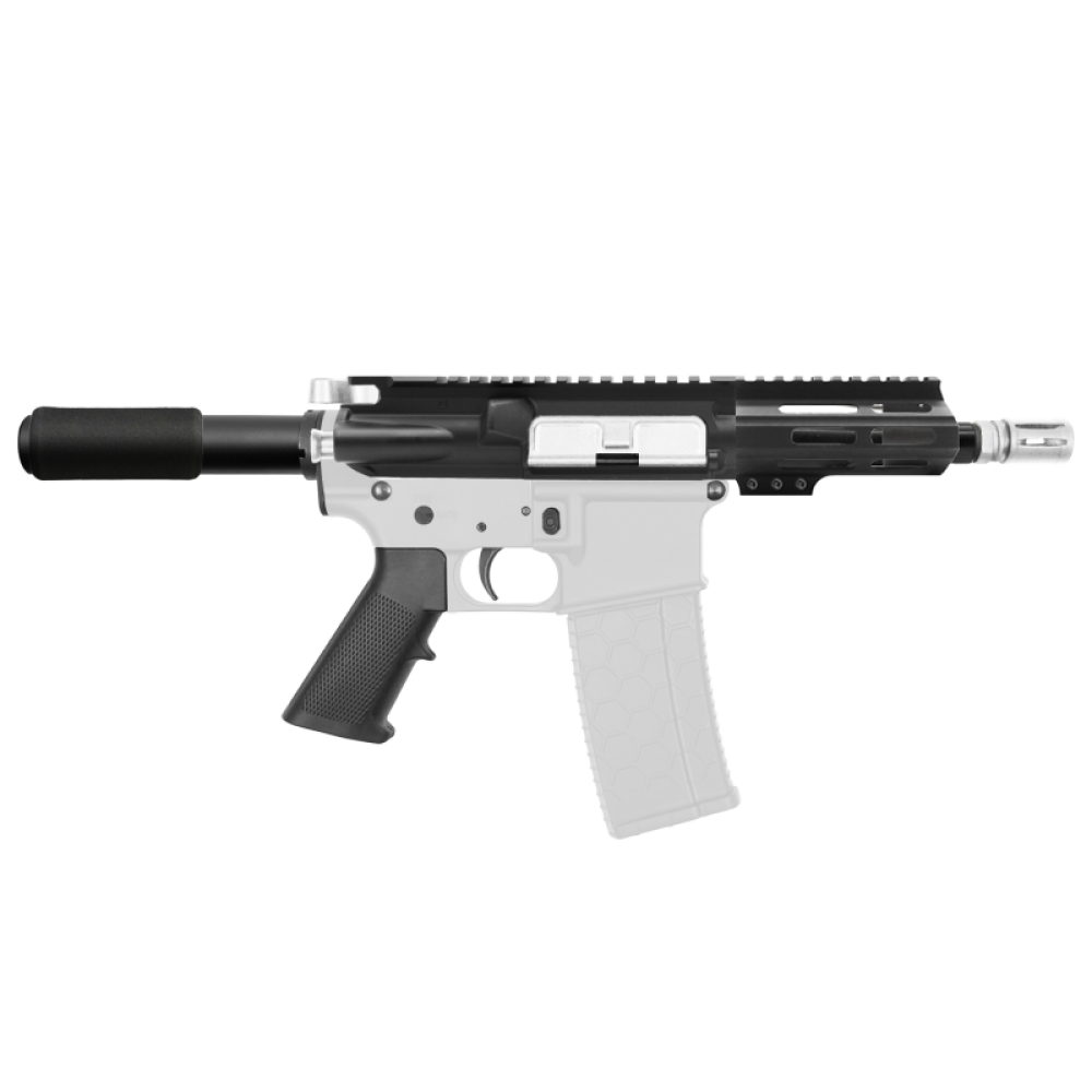AR-15 .223/5.56 5" Barrel W/ 4" M Lok Handguard and Color Accessory Options| "IZEL" Pistol Kit AR-15 .223/5.56 5" Barrel W/ 4" M Lok Handguard and Color Accessory Options| "IZEL" Pistol Kit