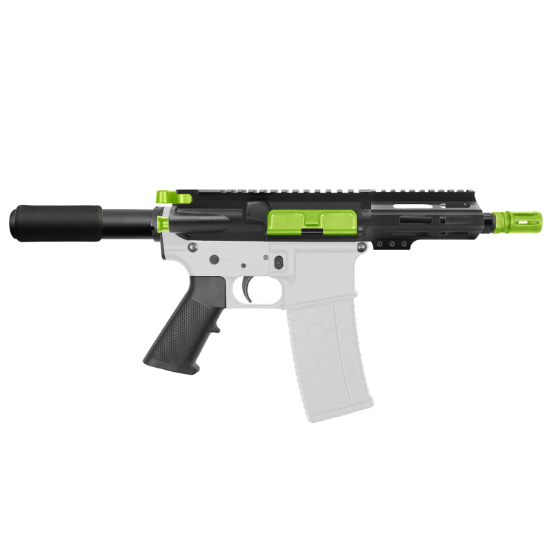 AR-15 .223/5.56 5" Barrel W/ 4" M Lok Handguard and Color Accessory Options| "IZEL" Pistol Kit AR-15 .223/5.56 5" Barrel W/ 4" M Lok Handguard and Color Accessory Options| "IZEL" Pistol Kit