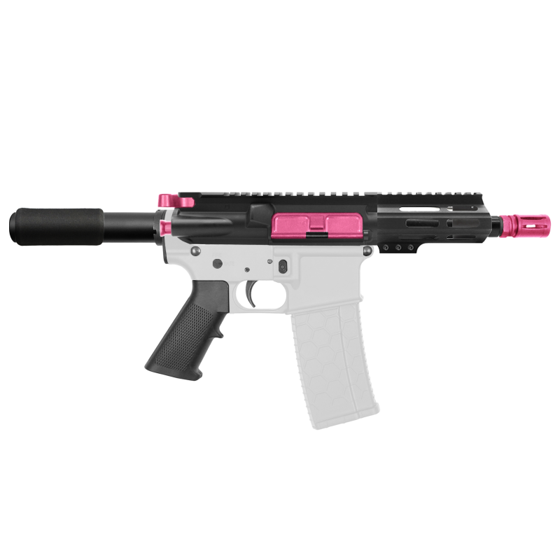 AR-15 .223/5.56 5" Barrel W/ 4" M Lok Handguard and Color Accessory Options| "IZEL" Pistol Kit AR-15 .223/5.56 5" Barrel W/ 4" M Lok Handguard and Color Accessory Options| "IZEL" Pistol Kit