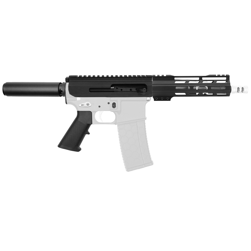 AR-15 .223/5.56 7" Barrel 7" Handguard M Lok|''LEAD SIDE CHARGING EDITION'' Pistol Kit