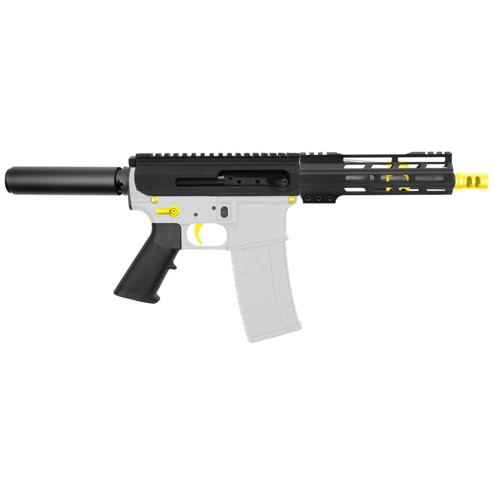 AR-15 .223/5.56 7" Barrel 7" Handguard M Lok|''LEAD SIDE CHARGING EDITION'' Pistol Kit