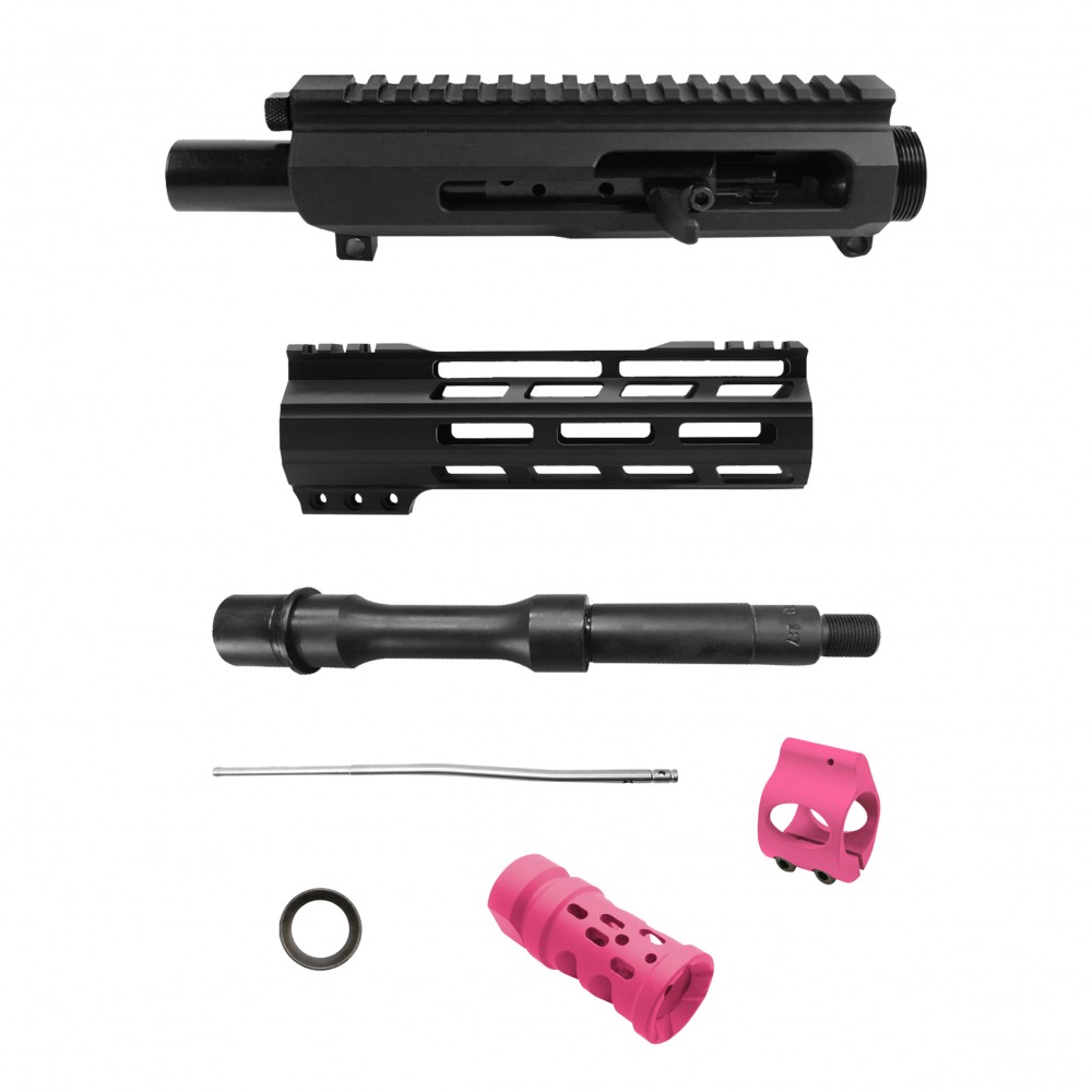 AR-15 .223/5.56 7" Barrel 7" Handguard M Lok|''LEAD SIDE CHARGING EDITION'' Pistol Kit