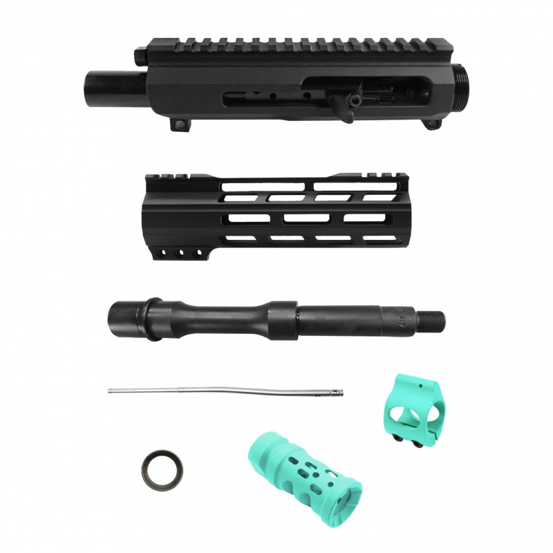 AR-15 .223/5.56 7" Barrel 7" Handguard M Lok|''LEAD SIDE CHARGING EDITION'' Pistol Kit