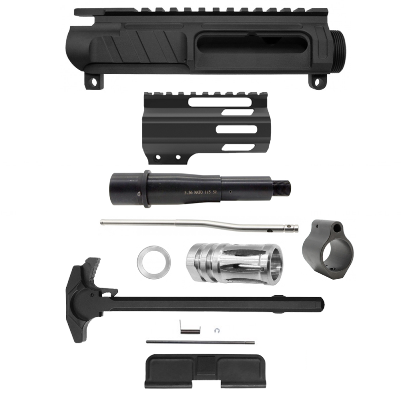 AR-15 .223/5.56 5" Barrel 4" Handguard M Lok| ''LEAD SLINGER'' Pistol Kit