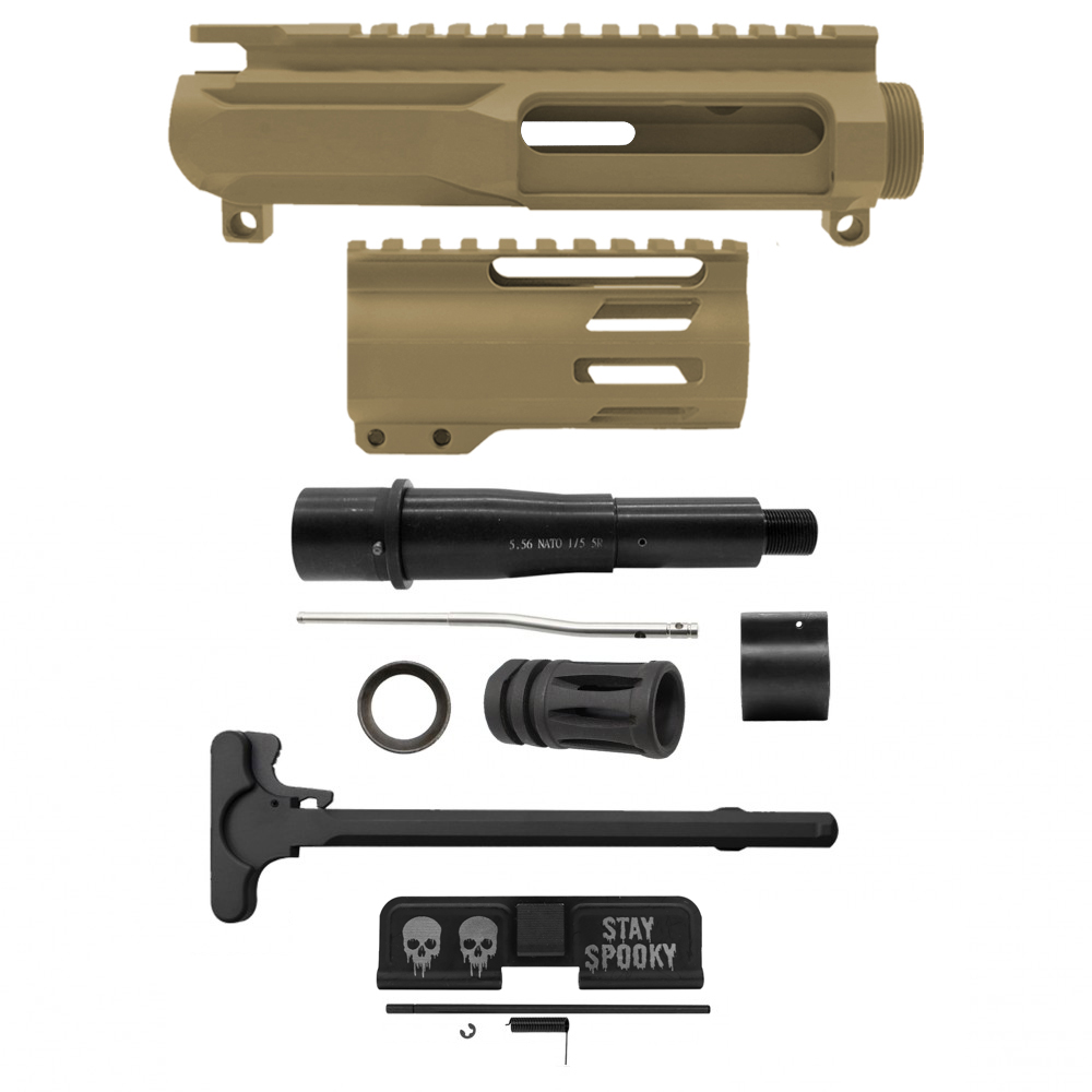  AR-15 5" Nitride Barrel W/ 4'' M-Lok Handguard| ''MARCELLUS'' Pistol Kit