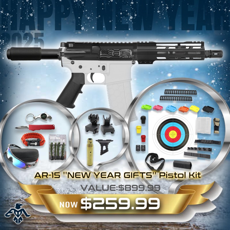 AR-15 .223/5.56 7" Barrel W/ 7" Handguard| ''NEW YEAR GIFTS''  Pistol Kit