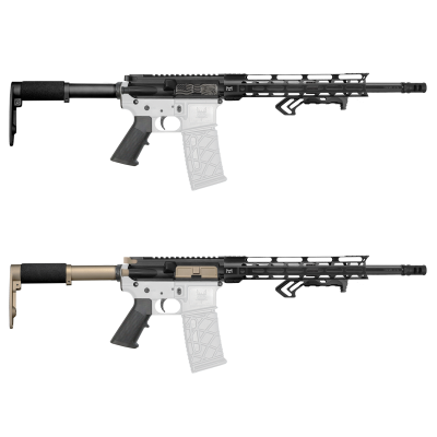 AR-15/.223/5.56 16" Barrel W/ 12'' Clamp on M Lok Handguard| Black or Tan Color Options | ''OPERATOR'' Carbine Kit