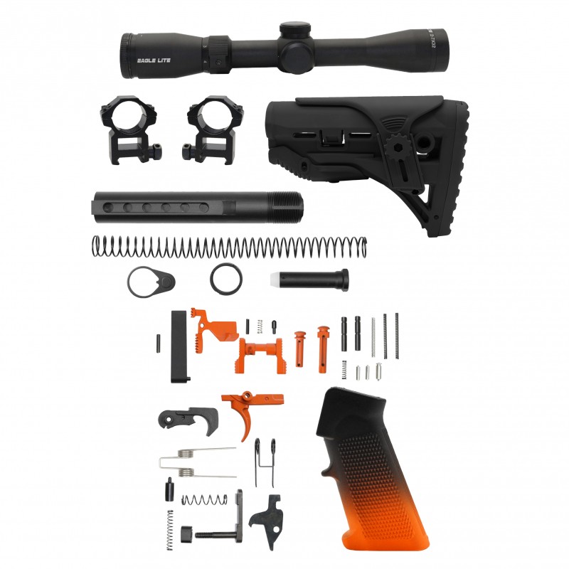 AR-15 .223/5.56 16" BARREL W/ AR-15 ANGLE CUT CLAMP ON M-LOK HANDGUARD | ''ORG GRA-15'' CARBINE KIT