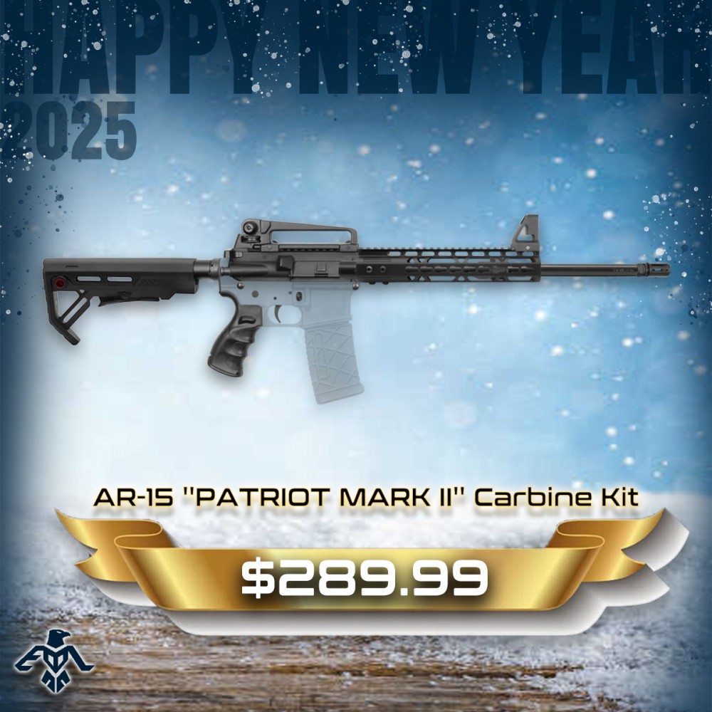 AR-15 .223/5.56 16" Barrel W/ 10'' 12'' 15'' Handguard option |''PATRIOT MARK II'' Carbine Kit