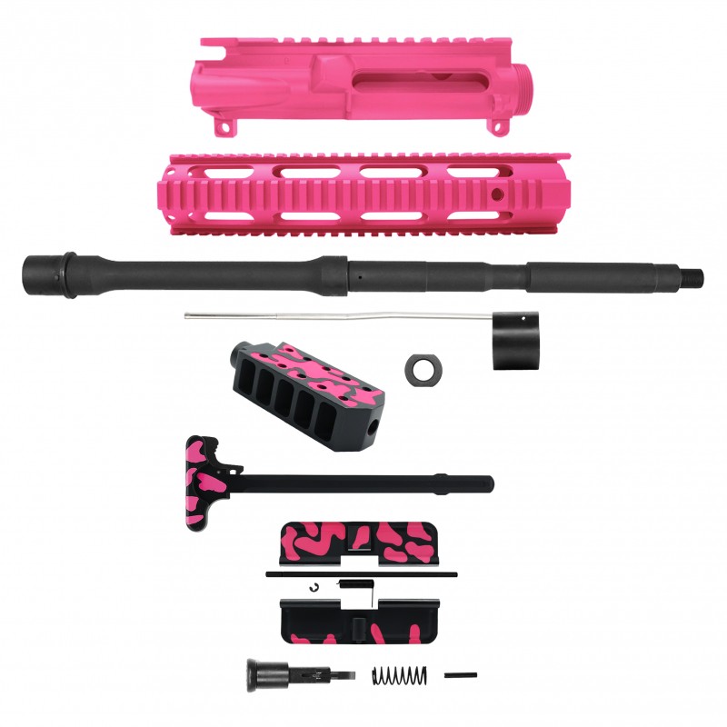 AR-15 .223/5.56 16" BARREL W/ HANDGUARD SIZE OPTION | ''PNK CAM-FAR'' CARBINE KIT AR-15 .223/5.56 16" BARREL W/ HANDGUARD SIZE OPTION | ''PNK CAM-FAR'' CARBINE KIT