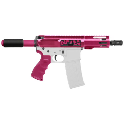 AR-15 .223/5.56 5" BARREL W/ 4'' HANDGUARD | ''PNK CAM-FMLUS4 V2'' PISTOL KIT