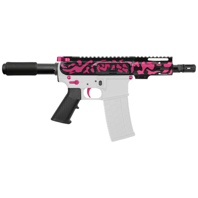 AR-15 .223/5.56 5" BARREL W/ 4'' HANDGUARD | ''PNK CAM-FMLUS4'' PISTOL KIT