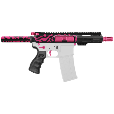 AR-15 .223/5.56 5" BARREL W/ 4'' HANDGUARD | ''PNK CAM-FMLUS4D'' PISTOL KIT