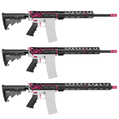 AR-15 .223/5.56 16" BARREL W/ HANDGUARD SIZE OPTION | ''PNK CAM-FMLUSD'' CARBINE KIT
