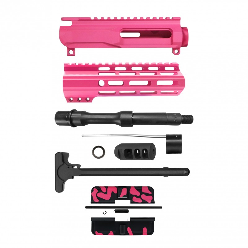 AR-15 .223/5.56 7" BARREL W/ 7'' HANDGUARD | ''PNK CAM-FMLUSD-7 V2'' PISTOL KIT