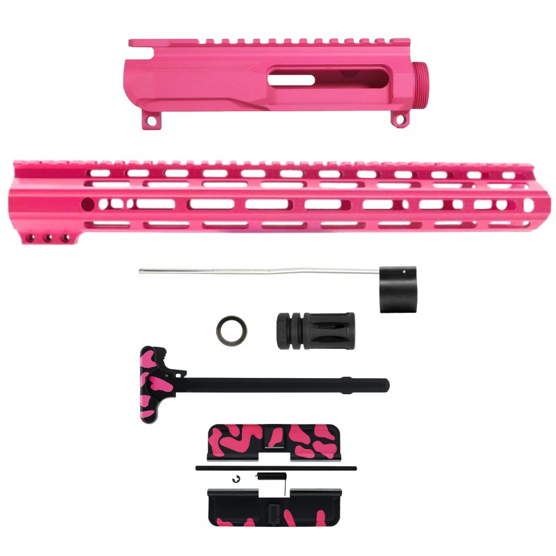 AR-15 .223/5.56 16" BARREL W/ HANDGUARD SIZE OPTION | ''PNK CAM-FMLUSD-V2'' CARBINE KIT