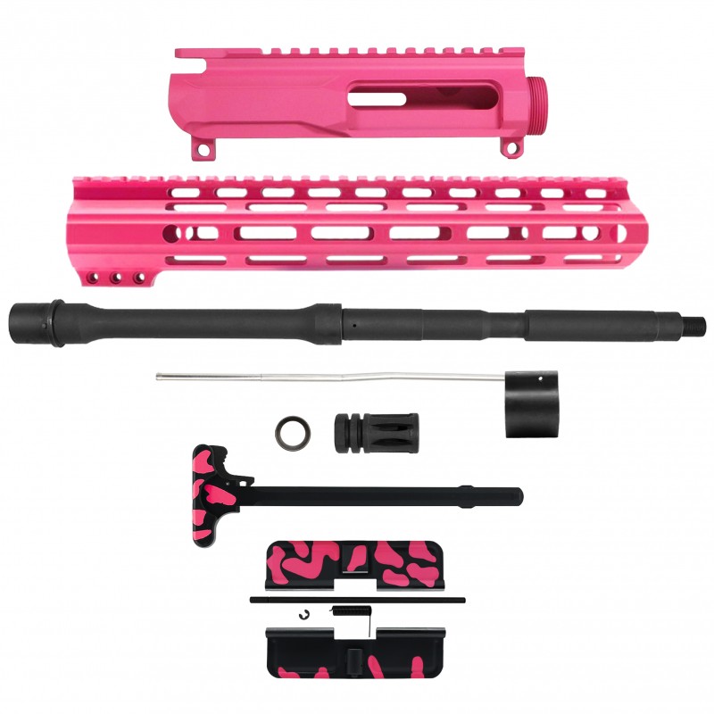 AR-15 .223/5.56 16" BARREL W/ HANDGUARD SIZE OPTION | ''PNK CAM-FMLUSD-V2'' CARBINE KIT AR-15 .223/5.56 16" BARREL W/ HANDGUARD SIZE OPTION | ''PNK CAM-FMLUSD-V2'' CARBINE KIT