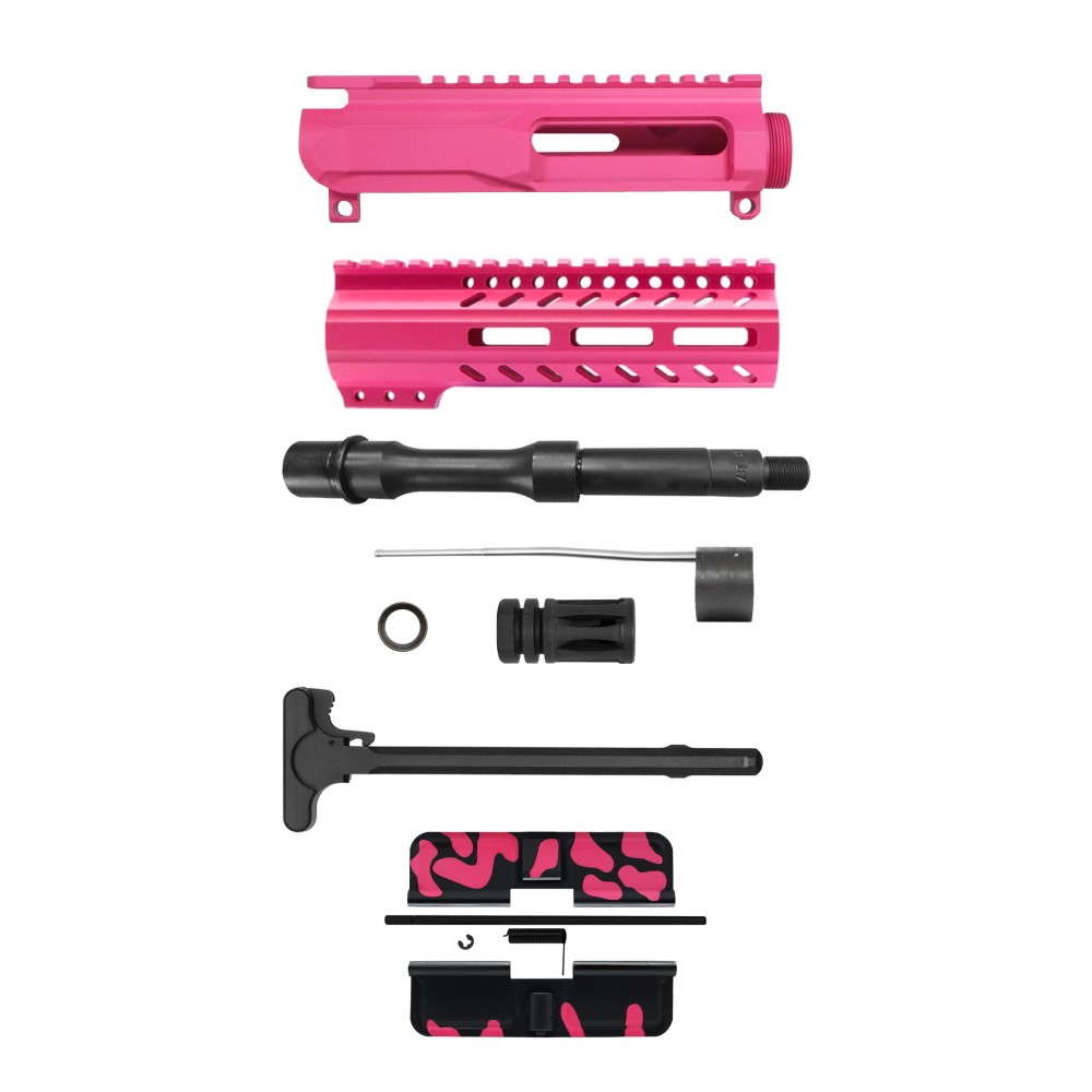 AR-15 .223/5.56 7" BARREL W/ 7'' HANDGUARD | ''PNK CAM-FSSM7'' PISTOL KIT