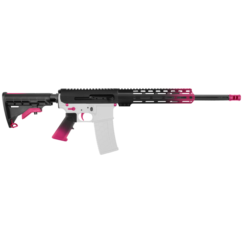 AR-15 .223/5.56 16'' BARREL W/ HANDGUARD SIZE OPTION | ''PNK GRA SIDE CHARGING EDITION'' CARBINE KIT