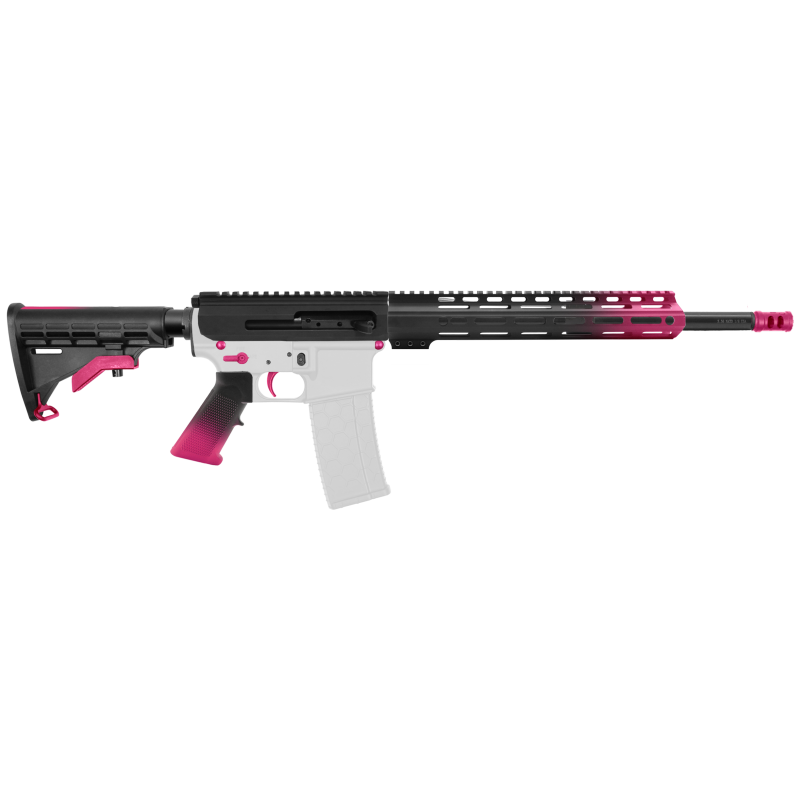 AR-15 .223/5.56 16'' BARREL W/ HANDGUARD SIZE OPTION | ''PNK GRA SIDE CHARGING EDITION'' CARBINE KIT