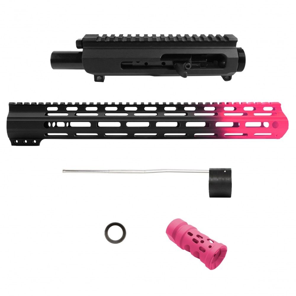 AR-15 .223/5.56 16'' BARREL W/ HANDGUARD SIZE OPTION | ''PNK GRA SIDE CHARGING EDITION'' CARBINE KIT