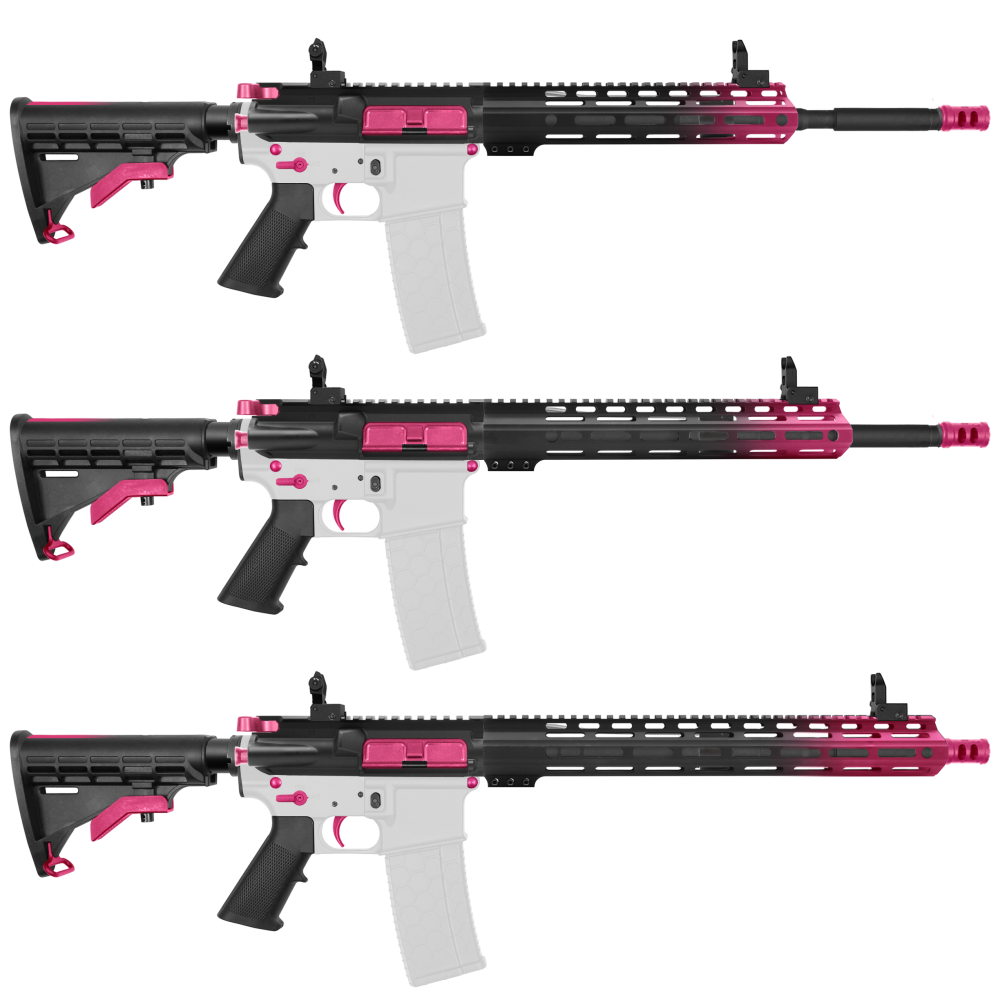 AR-15 .223/5.56 16" BARREL W/ HANDGUARD SIZE OPTION | ''PNK GRA'' CARBINE KIT AR-15 .223/5.56 16" BARREL W/ HANDGUARD SIZE OPTION | ''PNK GRA'' CARBINE KIT