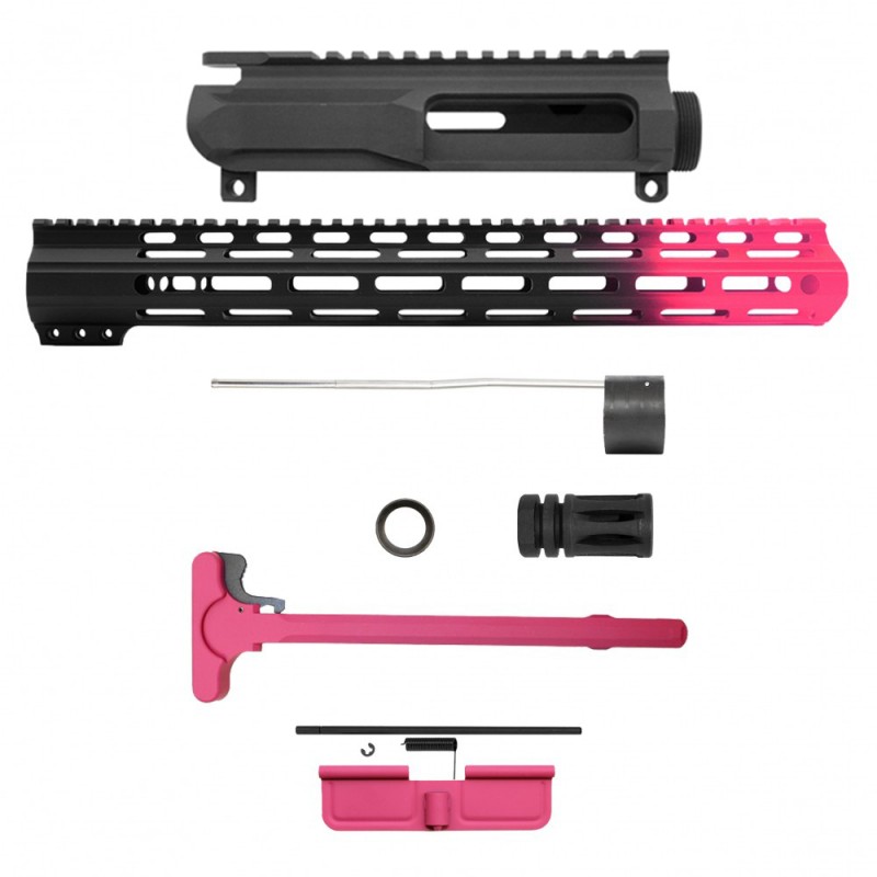 AR-15 .223/5.56 16" BARREL W/ AR-15 ANGLE CUT CLAMP ON M-LOK HANDGUARD | ''PNK GRA-15'' CARBINE KIT