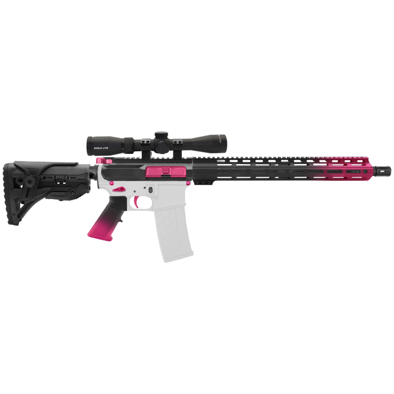 AR-15 .223/5.56 16" BARREL W/ AR-15 ANGLE CUT CLAMP ON M-LOK HANDGUARD | ''PNK GRA-15'' CARBINE KIT