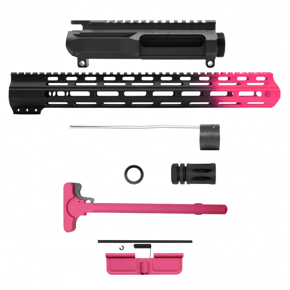 AR-15 .223/5.56 16" BARREL W/ AR-15 ANGLE CUT CLAMP ON M-LOK HANDGUARD | ''PNK GRA-15'' CARBINE KIT