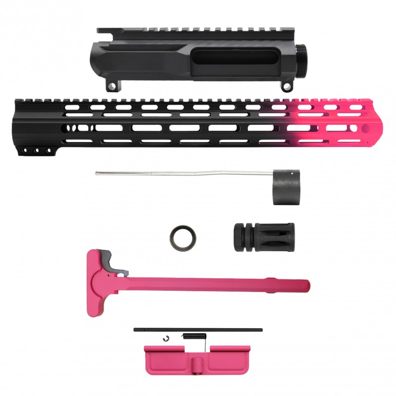 AR-15 .223/5.56 16" BARREL W/ AR-15 ANGLE CUT CLAMP ON M-LOK HANDGUARD | ''PNK GRA-15'' CARBINE KIT