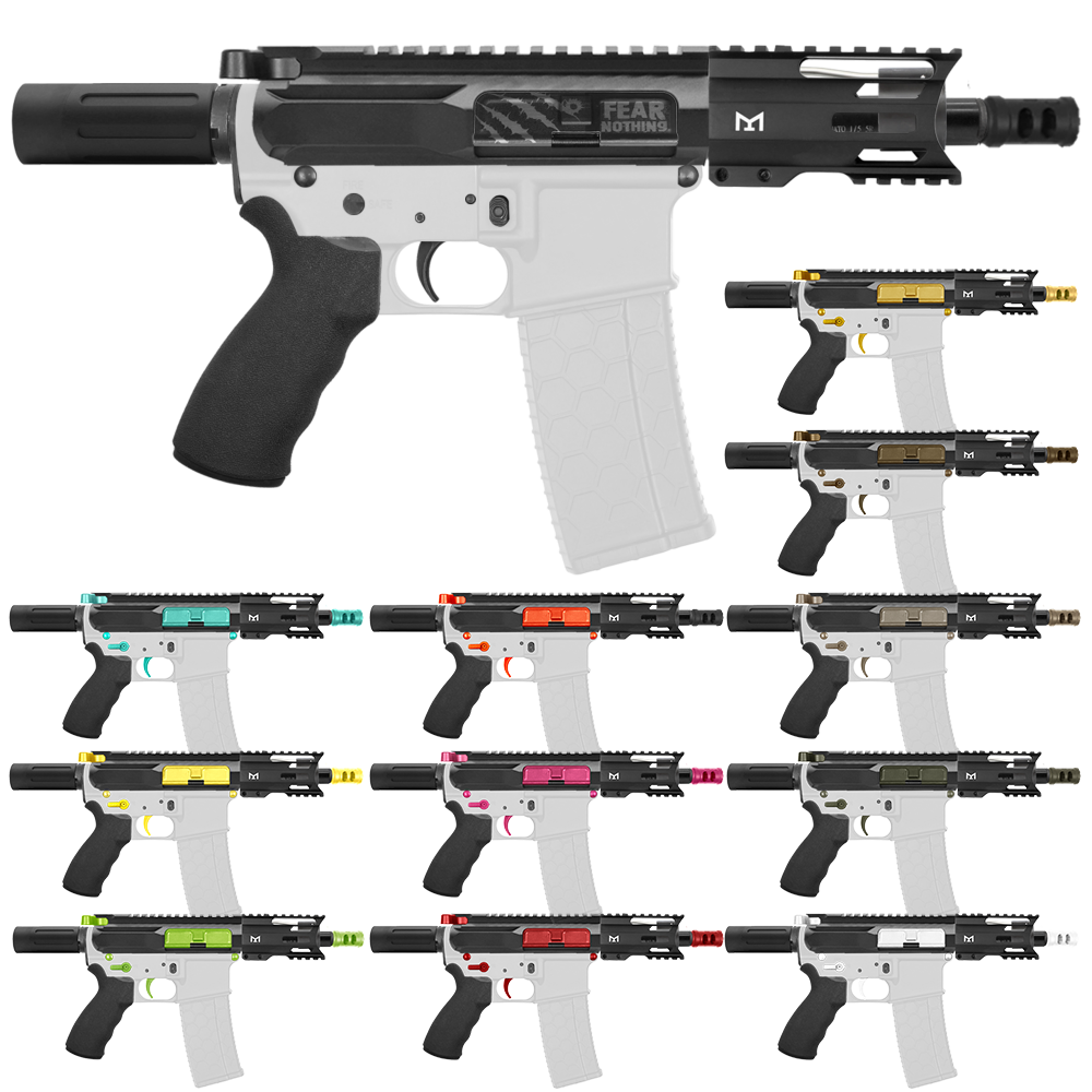 AR-15 .223/5.56 5" Barrel 4" Handguard M Lok| ''PULSE'' Pistol Kit