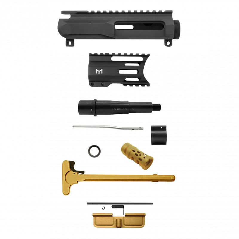 AR-15 .223/5.56 5" Barrel 4" Handguard M Lok| ''PULSE'' Pistol Kit