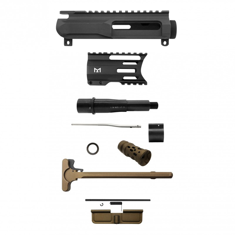 AR-15 .223/5.56 5" Barrel 4" Handguard M Lok| ''PULSE'' Pistol Kit