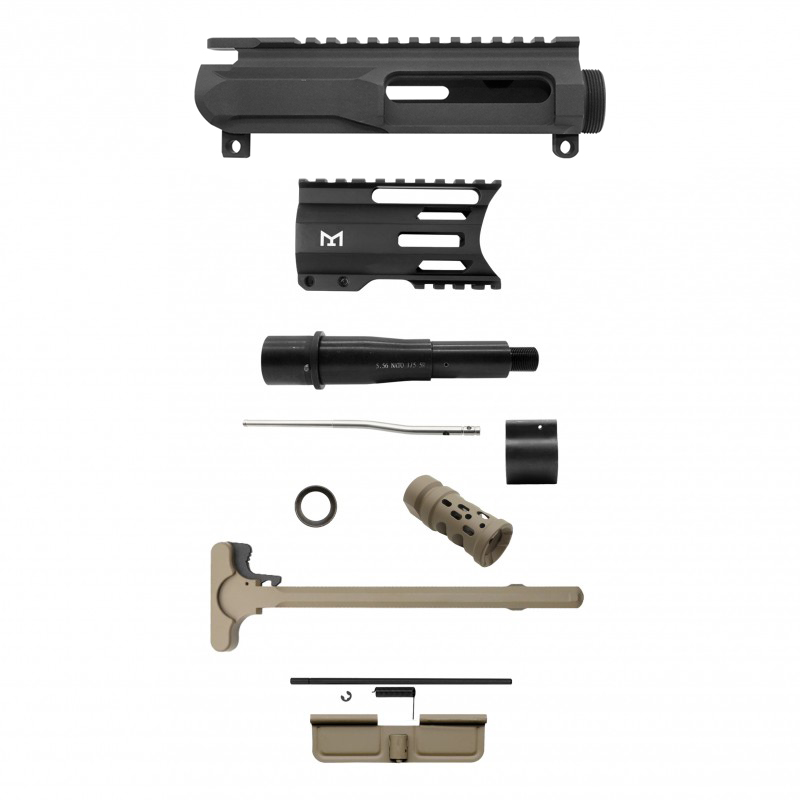 AR-15 .223/5.56 5" Barrel 4" Handguard M Lok| ''PULSE'' Pistol Kit