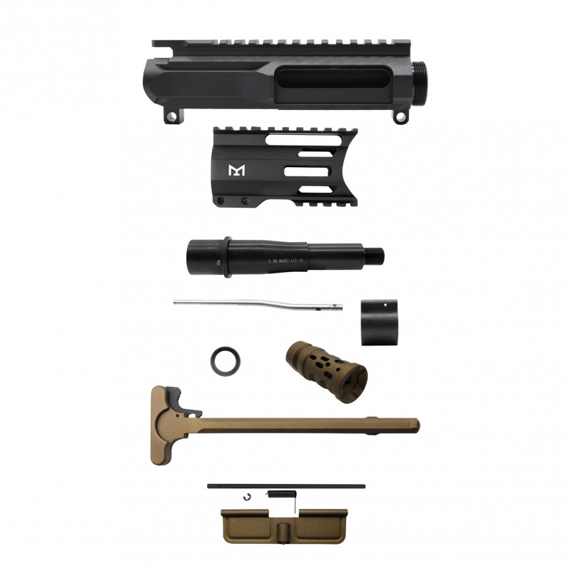 AR-15 .223/5.56 5" Barrel 4" Handguard M Lok| ''PULSE'' Pistol Kit