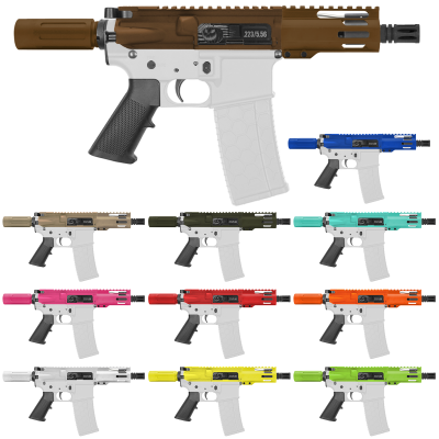 AR-15 .223/5.56 5" Barrel 4" Handguard M Lok| ''PUMPKIN-F MARK II'' Pistol Kit